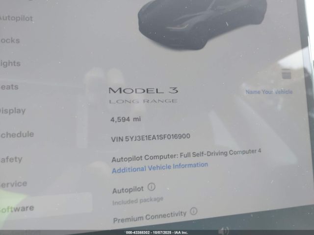 2025 TESLA MODEL 3 5YJ3E1EA1SF016900 Photo 6