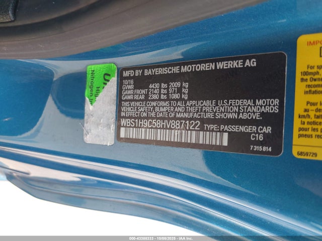 2017 BMW M2 WBS1H9C58HV887122 Photo 8