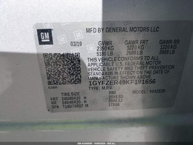 2019 CADILLAC XT4 1GYFZER49KF191656 Photo 8
