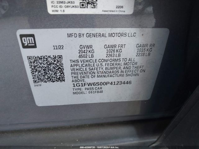 2023 CHEVROLET BOLT EV 1G1FW6S00P4123446 Photo 8