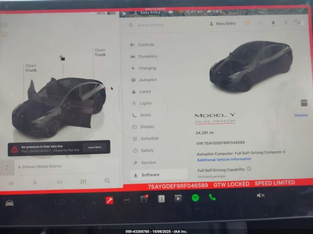 2024 TESLA MODEL Y 7SAYGDEF9RF046589 Photo 6
