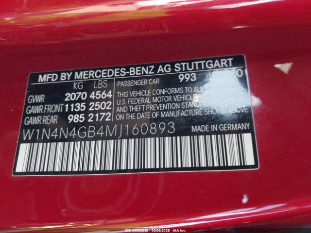 2021 MERCEDES-BENZ GLA 250 W1N4N4GB4MJ160893 Photo 8