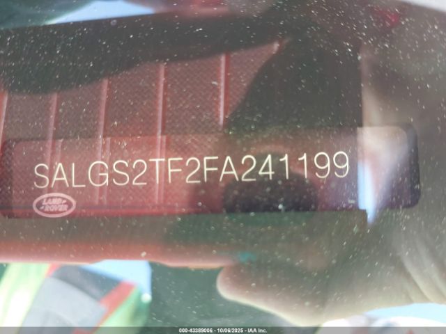 2015 LAND ROVER RANGE ROVER SALGS2TF2FA241199 Photo 8