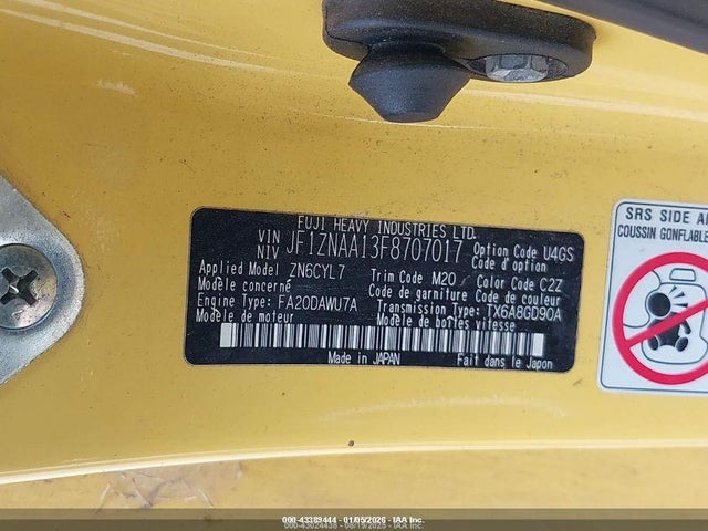Toyota Scion 2015 JF1ZNAA13F8707017 Image 9