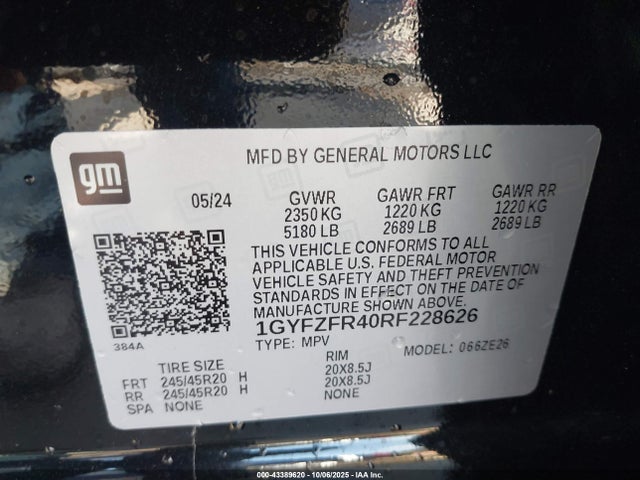 2024 CADILLAC XT4 1GYFZFR40RF228626 Photo 8