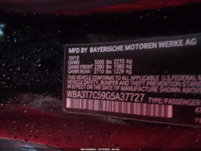 2016 BMW 435I WBA3T7C59G5A37727 Photo 8