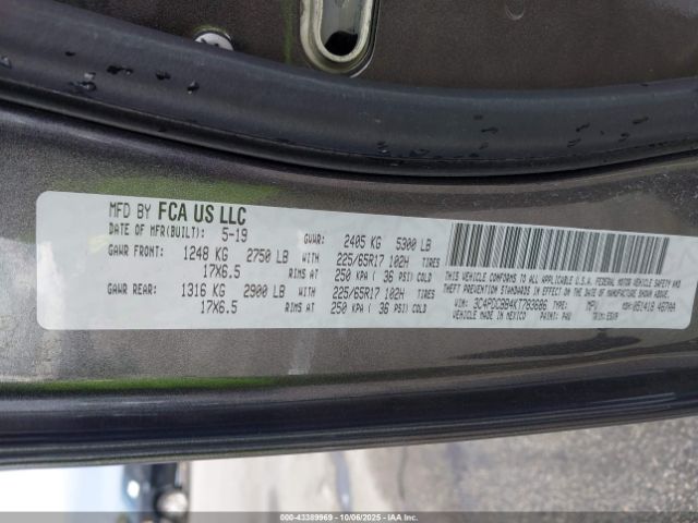 2019 DODGE JOURNEY 3C4PDCBB4KT783686 Photo 8