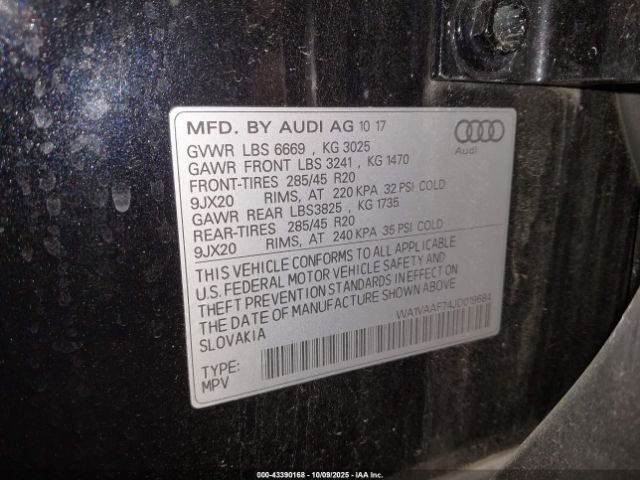 2018 AUDI Q7 WA1VAAF74JD019684 Photo 8