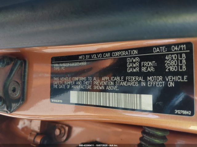 2012 VOLVO S60 YV1622FS3C2054968 Photo 8