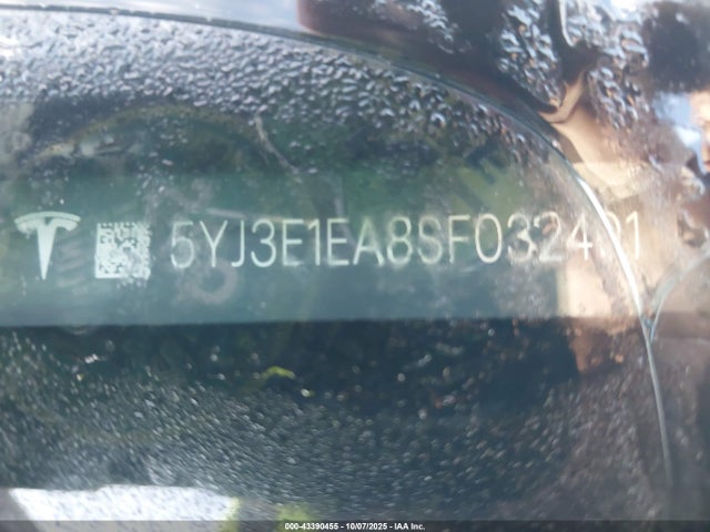 2025 TESLA MODEL 3 5YJ3E1EA8SF032401 Photo 8