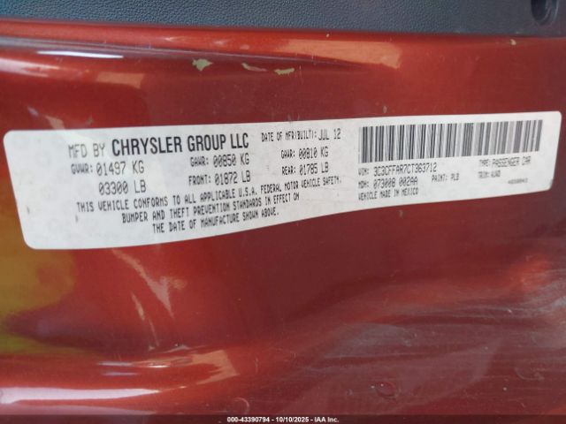 2012 FIAT 500 3C3CFFAR7CT363712 Photo 8