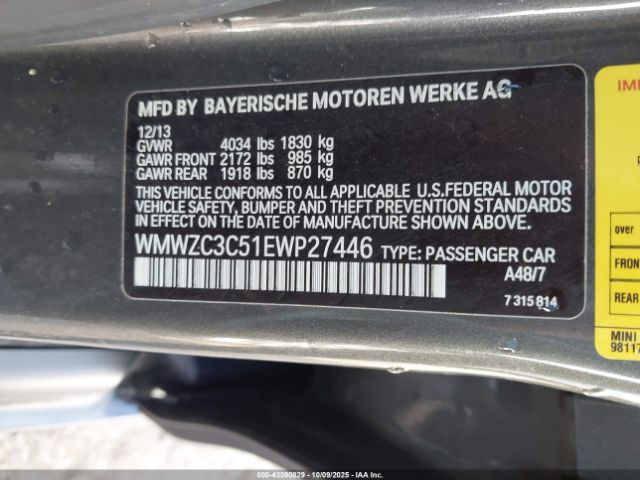 2014 MINI COUNTRYMAN WMWZC3C51EWP27446 Photo 8