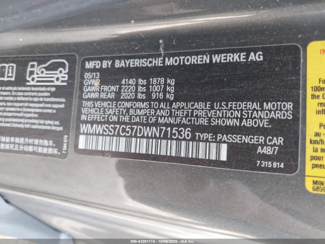 2013 MINI COOPER PACEMAN WMWSS7C57DWN71536 Photo 8