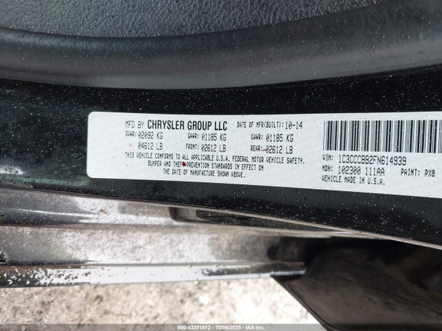 2015 CHRYSLER 200 1C3CCCBB2FN614939 Photo 8