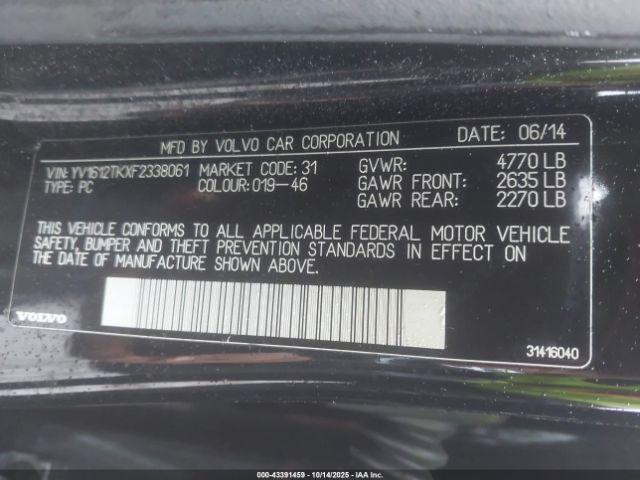 2015 VOLVO S60 YV1612TKXF2338061 Photo 8