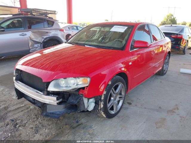 2008 AUDI A4 WAUAF78E88A123737 Photo 1