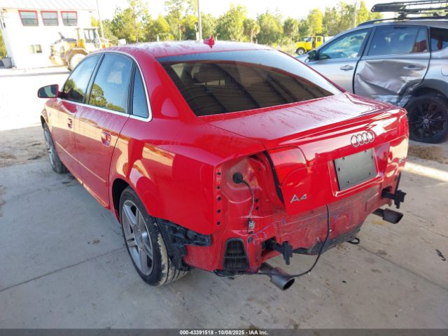 2008 AUDI A4 WAUAF78E88A123737 Photo 2