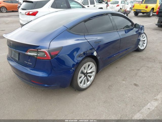 2022 TESLA MODEL 3 5YJ3E1EB3NF186592 Photo 3