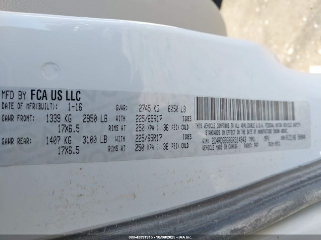 2016 DODGE GRAND CARAVAN 2C4RDGBG0GR314343 Photo 8