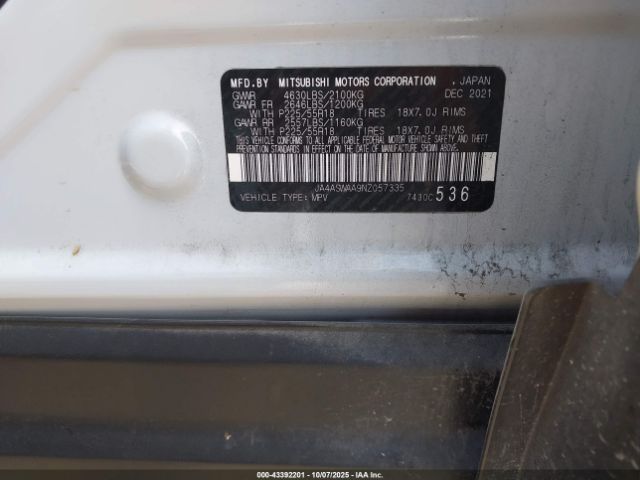 2022 MITSUBISHI ECLIPSE CROSS JA4ASWAA9NZ057335 Photo 8