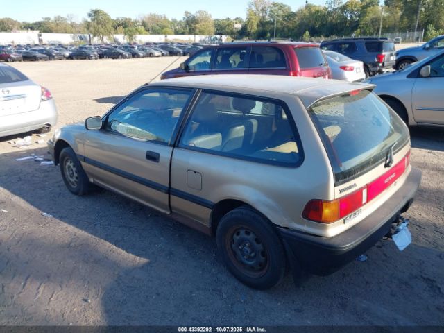 1989 HONDA CIVIC 2HGED6351KH517554 Photo 2