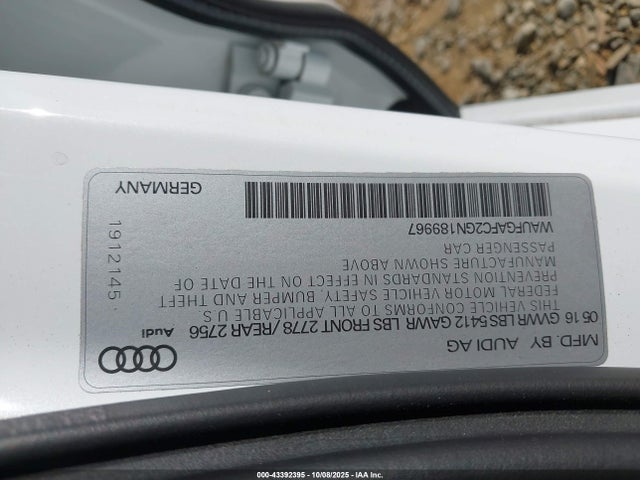 2016 AUDI A6 WAUFGAFC2GN189967 Photo 8