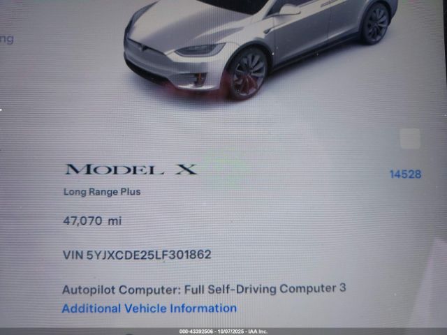 2020 TESLA MODEL X 5YJXCDE25LF301862 Photo 6