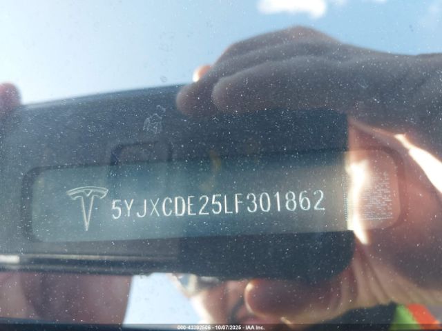 2020 TESLA MODEL X 5YJXCDE25LF301862 Photo 8
