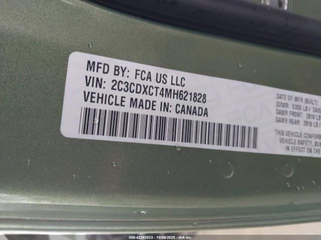 2021 DODGE CHARGER 2C3CDXCT4MH621828 Photo 8