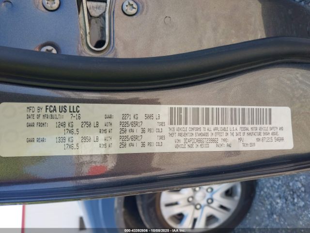 2016 DODGE JOURNEY 3C4PDCAB6GT239862 Photo 8