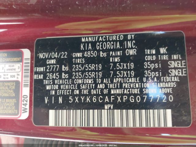 2023 KIA SPORTAGE 5XYK6CAFXPG077720 Photo 8