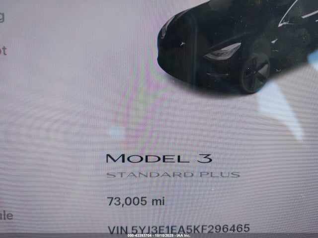 2019 TESLA MODEL 3 5YJ3E1EA5KF296465 Photo 6