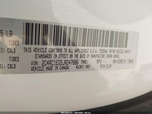 2C4RC1EG5JR247886 Chrysler Pacifica