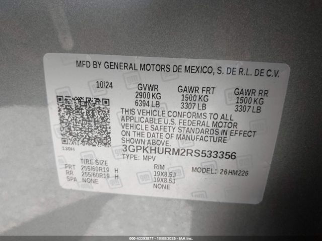 2024 HONDA PROLOGUE 3GPKHURM2RS533356 Photo 8