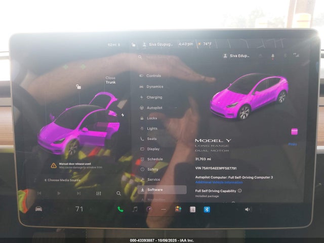 2023 TESLA MODEL Y 7SAYGAEE9PF587791 Photo 6