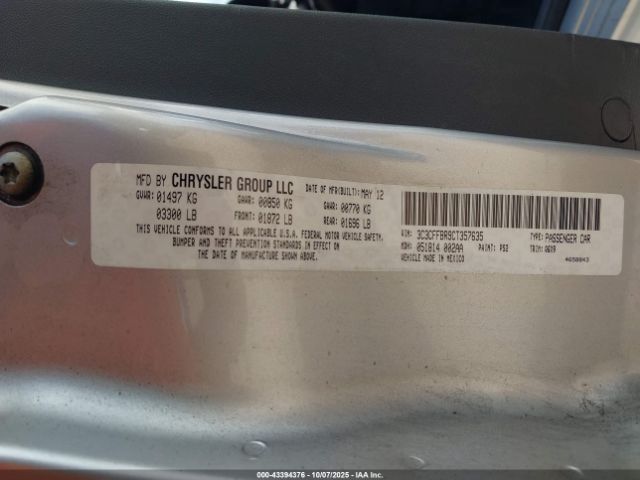 2012 FIAT 500 3C3CFFBR9CT357635 Photo 8