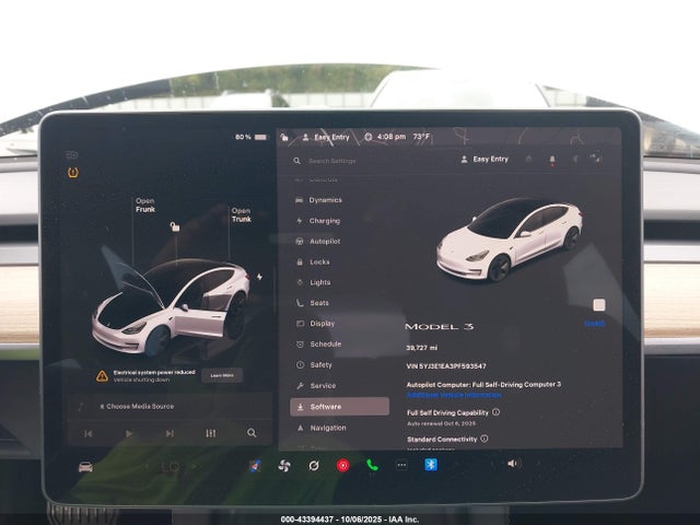 Продаж на аукціоні авто 2023 Tesla Model 3 Rear-wheel Drive, vin: 5YJ3E1EA3PF593547, номер лоту: 43394437