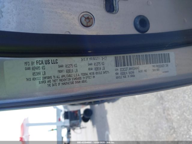 2017 DODGE CHALLENGER 2C3CDZFJ0HH594042 Photo 8