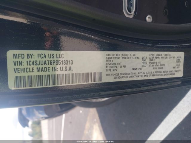 2023 JEEP WAGONEER 1C4SJUAT6PS518313 Photo 8