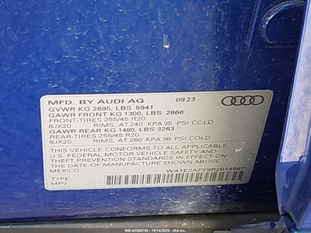 2024 AUDI Q5 WA1E2AFY8R2014887 Photo 8