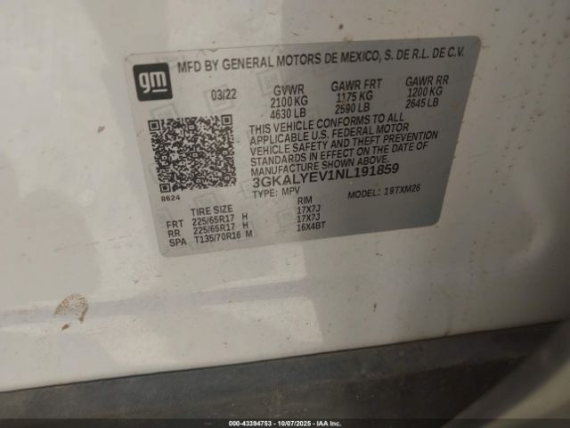 2022 GMC TERRAIN 3GKALYEV1NL191859 Photo 8