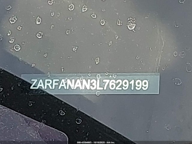 2020 ALFA ROMEO GIULIA ZARFANAN3L7629199 Photo 8