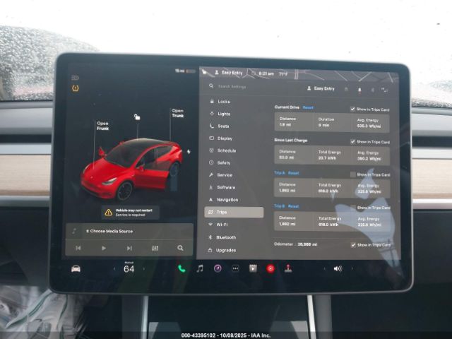 2021 TESLA MODEL Y 5YJYGDEFXMF072396 Photo 6