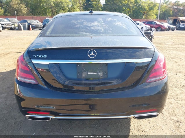 2018 Mercedes-benz S 560 მანქანა იყიდება აუქციონზე, vin: WDDUG8DB2JA394416, აუქციონის ნომერი: 43395138