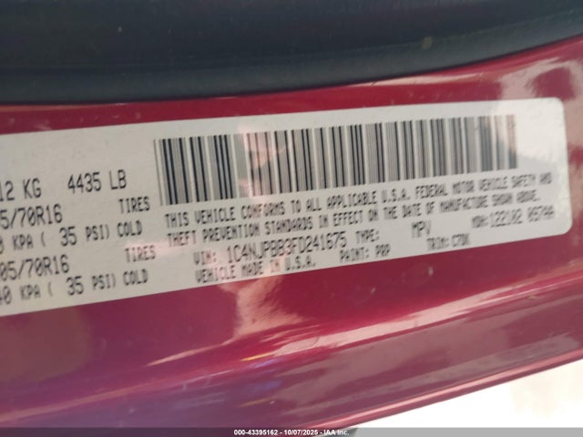 Jeep Patriot 2015 1C4NJPBB3FD241675 Image 9