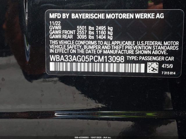 2023 BMW 530E WBA33AG05PCM13098 Photo 8