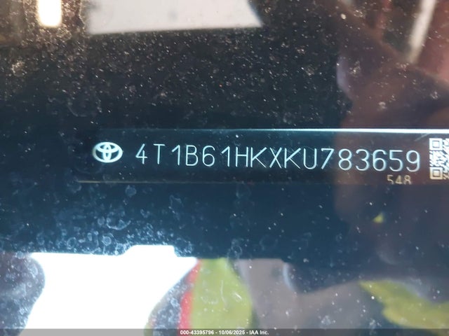 Toyota CAMRY XSE 2019 4T1B61HKXKU783659 Image 9