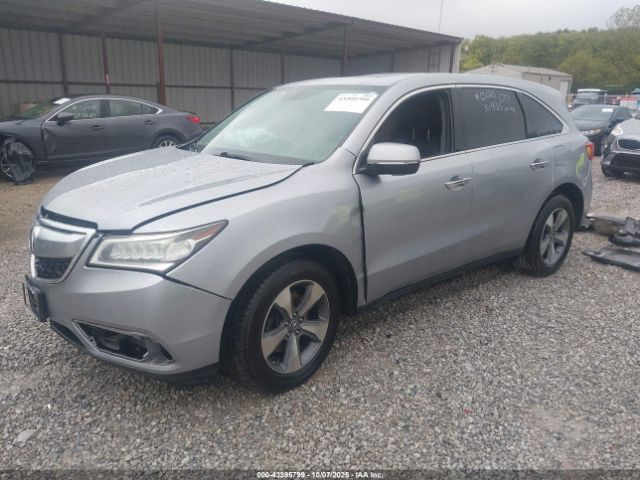 2016 ACURA MDX 5FRYD4H22GB037985 Photo 1