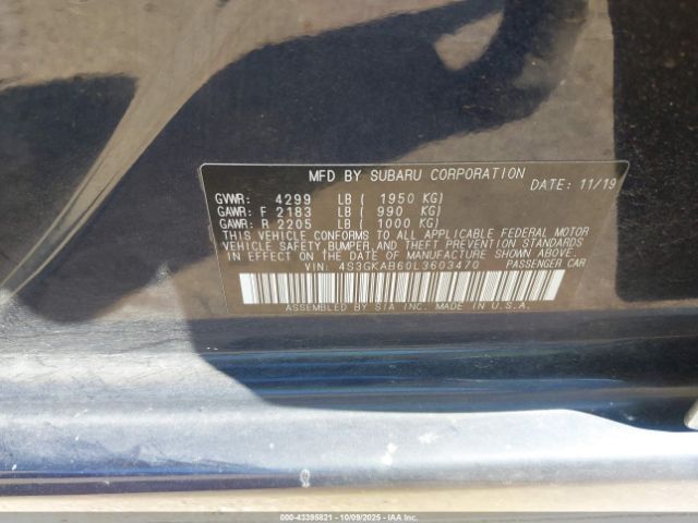 2020 SUBARU IMPREZA 4S3GKAB60L3603470 Photo 8