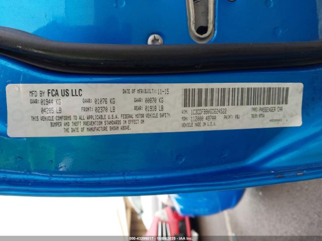 2016 DODGE DART 1C3CDFBB0GD624522 Photo 8